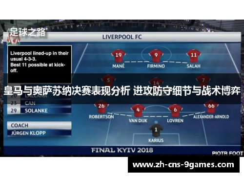 皇马与奥萨苏纳决赛表现分析 进攻防守细节与战术博弈